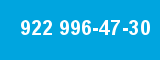 922 996-47-30 922 996-47-30